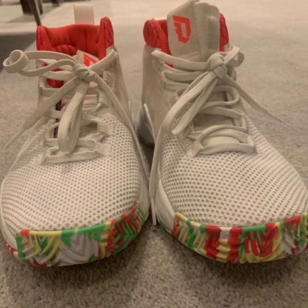 Adidas Basketball Damn 5 J Junior Damian Lillard Hoops Sz 6y
